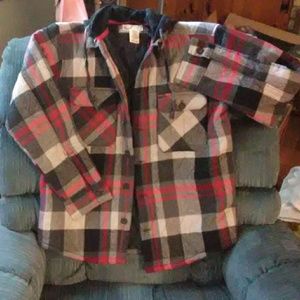 Insulated flannel shirt/jacket/hoodie